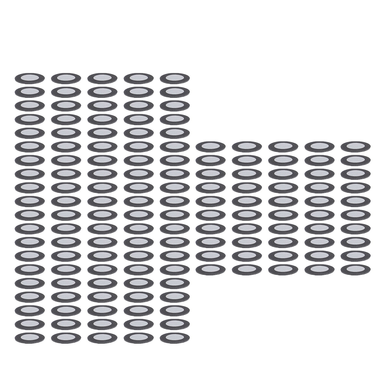 150 Pcs 6mm Magnetic Reflective Target Markers