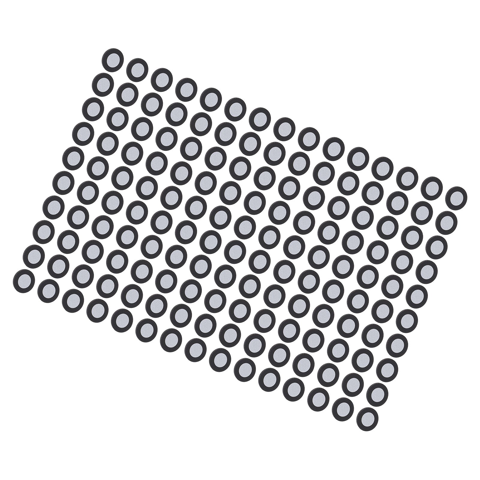 150 Pcs 6mm Magnetic Reflective Target Markers